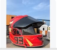 Moto Helmet Kiosk · Catalogue photo