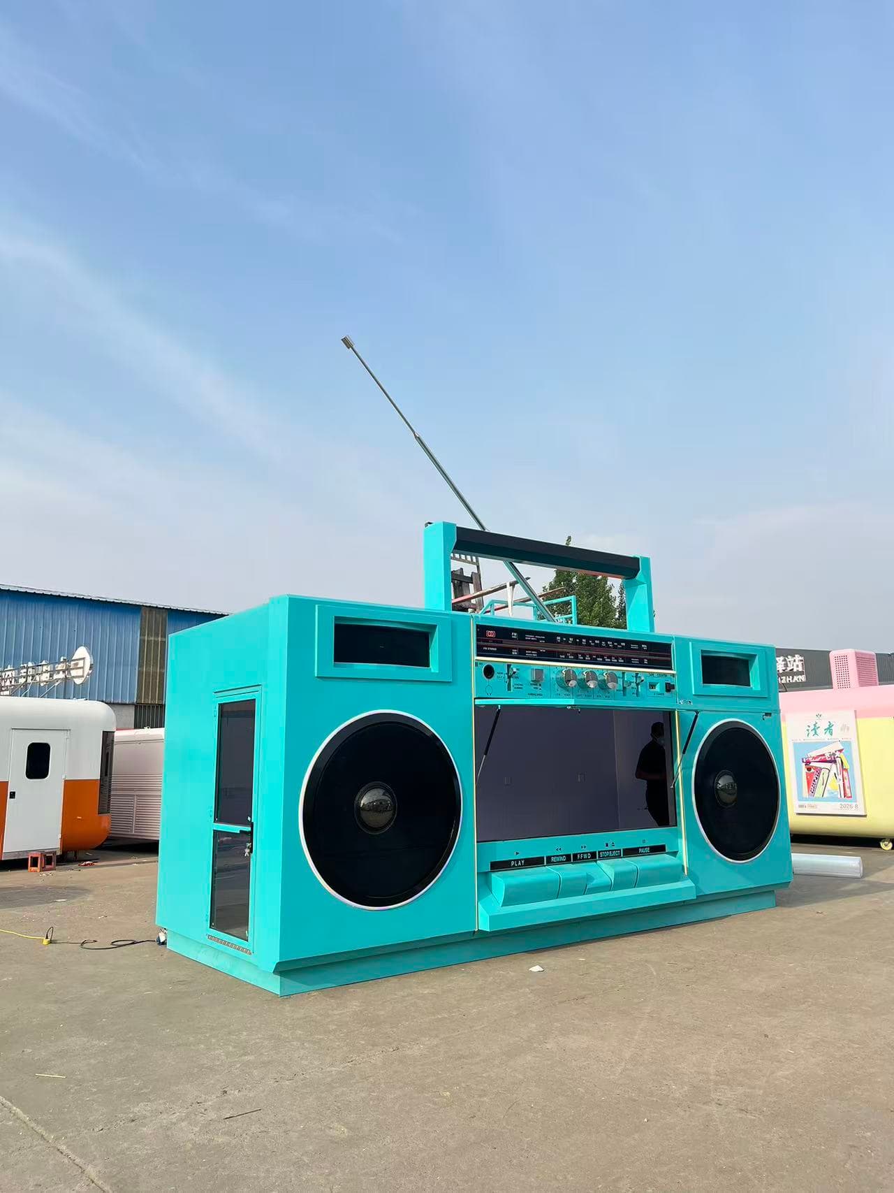 Retro Beat Music Kiosk factory photograph